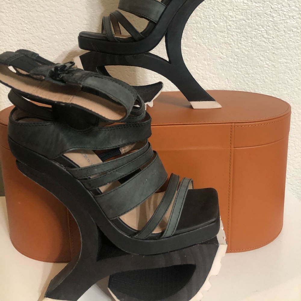 Jeffrey Campbell modern platform sandals